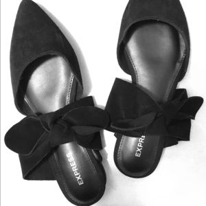 Genuine Suede Flats by Express